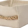 Intratuin opbergmand Widdy beige 24 x 16 x 14 cm