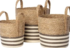 Intratuin opbergmand Wilco naturel / bruin D 28 H 28 cm