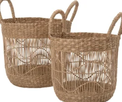 Intratuin opbergmand Yent naturel D 26 H 34 cm
