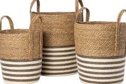 Intratuin opbergmand Yordi naturel / bruin D 35 H 41 cm