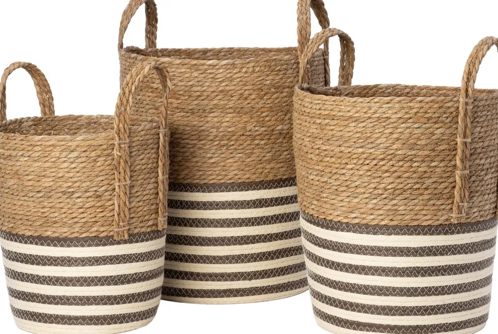 Intratuin opbergmand Yordi naturel / bruin D 30 H 36 cm