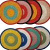 Intratuin placemat Elke groen / rood D 30 cm