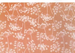 Intratuin placemat Flora rood 45 x 30 cm