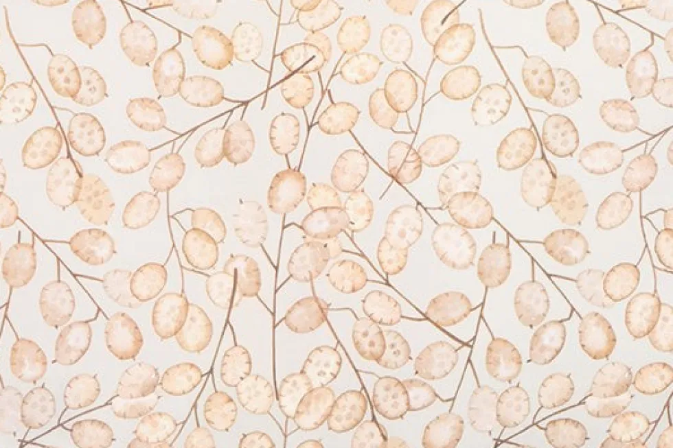 Intratuin placemat Flower beige 45 x 30 cm
