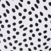 Intratuin placemat stippen zwart / wit 45 x 30 cm