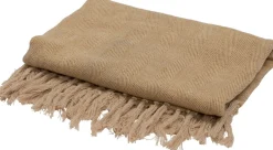 Intratuin plaid Ela beige 130 x 180 cm