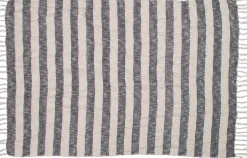 Intratuin plaid Momoko grijs / beige 170 x 130 cm