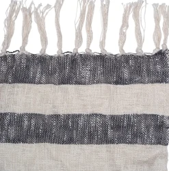 Intratuin plaid Momoko grijs / beige 170 x 130 cm