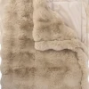 Intratuin plaid Romy beige 160 x 140 cm