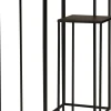 Intratuin plantentafel Teun zwart 25 x 25 x 70 cm