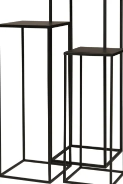 Intratuin plantentafel Teun zwart 19 x 19 x 50 cm
