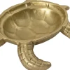 Intratuin serveerschaal Schildpad goud D 22 H 5 cm