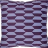 Intratuin sierkussen Cora paars / blauw 45 x 45 cm