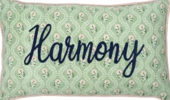 Intratuin sierkussen Fleur Harmony groen 30 x 50 cm
