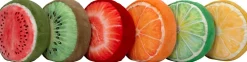 Intratuin sierkussen Fruit Slice oranje D 36 cm