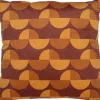 Intratuin sierkussen Graham bruin / geel 45 x 45 cm