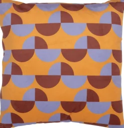 Intratuin sierkussen Graham paars / geel 45 x 45 cm