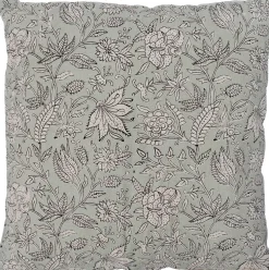 Intratuin sierkussen Hanoi groen / wit 45 x 45 x 10 cm