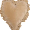 Intratuin sierkussen Hart beige 40 x 40 cm