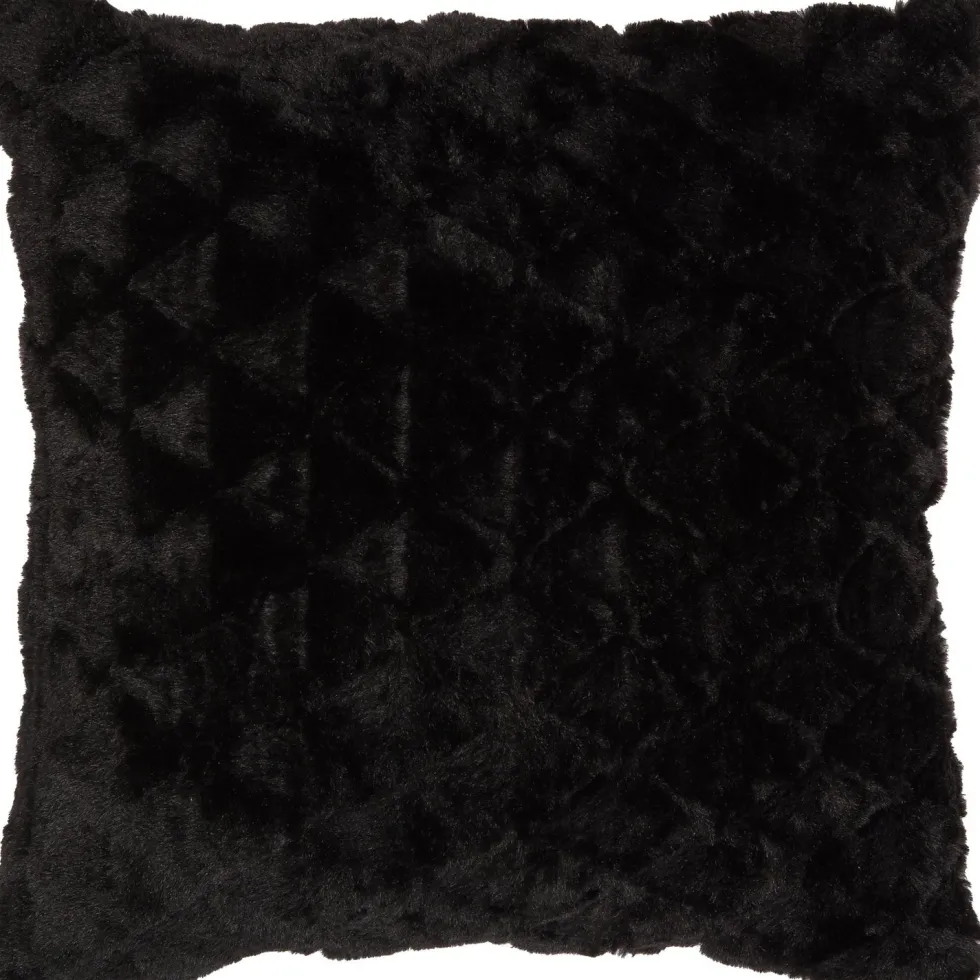 Intratuin sierkussen Hava zwart 45 x 45 x 10 cm