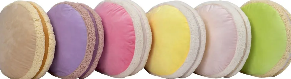 Intratuin sierkussen Macaron groen D 34 cm