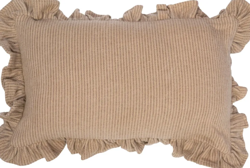 Intratuin sierkussen Manouk beige 30 x 50 cm