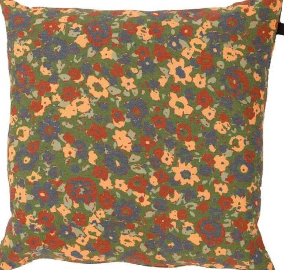 Intratuin sierkussen Mira groen / geel / oranje 45 x 45 cm