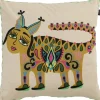 Intratuin sierkussen Mona crème / geel 45 x 45 cm