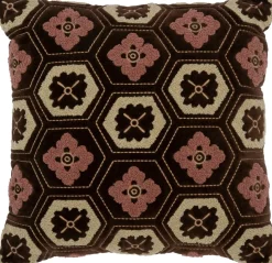 Intratuin sierkussen Reffy bruin / beige 45 x 45 cm