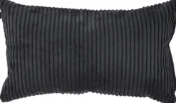 Intratuin sierkussen Rib antraciet 30 x 50 cm