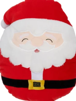 Intratuin sierkussen Santy kerstman rood / wit 35 x 26 x 14 cm