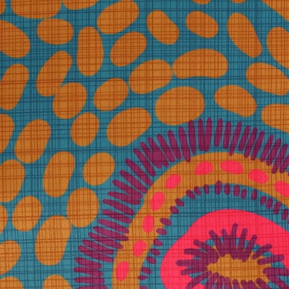 Intratuin sierkussen Sky oranje / blauw 45 x 45 cm