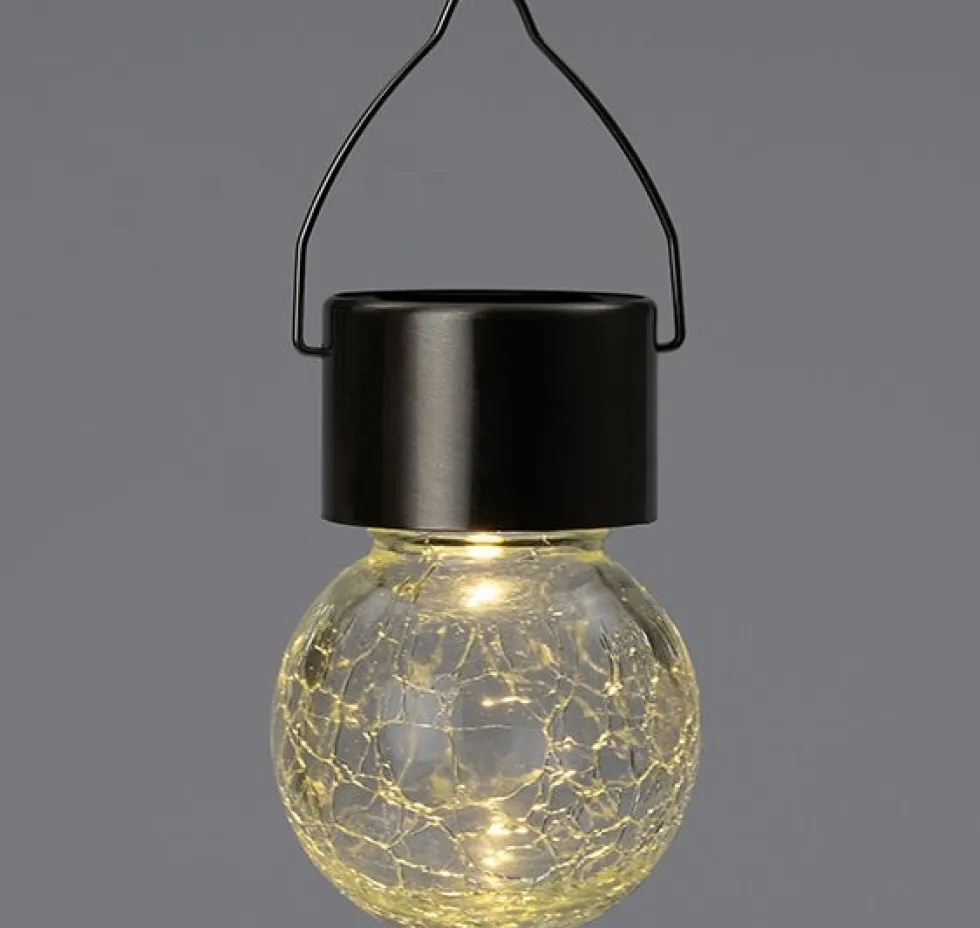 Intratuin solar hanglamp zilver D 6 H 9 cm