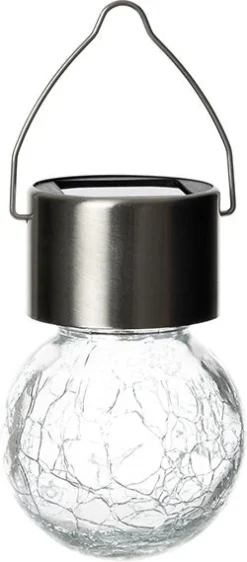 Intratuin solar hanglamp zilver D 6 H 9 cm