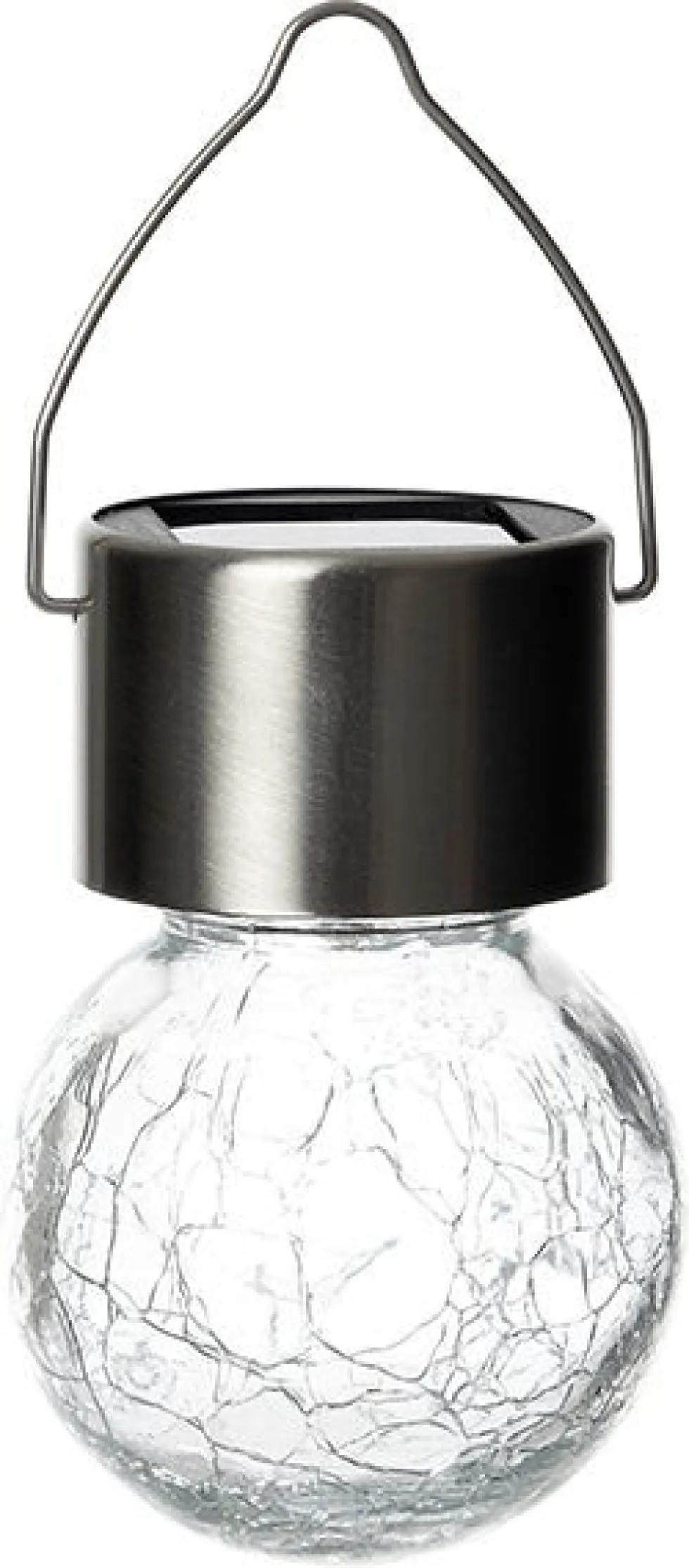 Intratuin solar hanglamp zilver D 6 H 9 cm