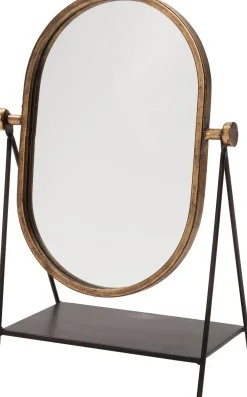 Intratuin spiegel goud / zwart 23,5 x 15 x 37 cm