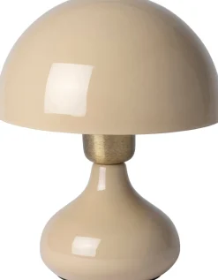 Intratuin tafellamp Narah beige D 18 H 22,5 cm