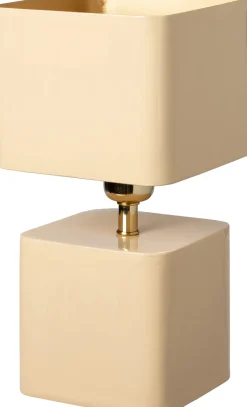 Intratuin tafellamp Teslin crème 17 x 17 x 27 cm