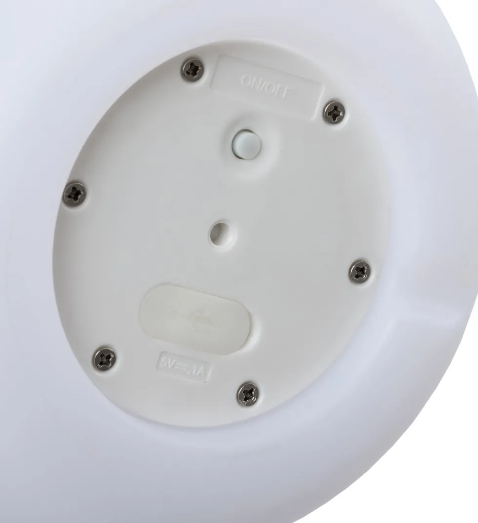 Intratuin tafellamp Toledo met speaker wit 20,5 x 17 x 19 cm