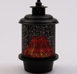 Intratuin tafellamp zwart 18 x 18 35,5 cm