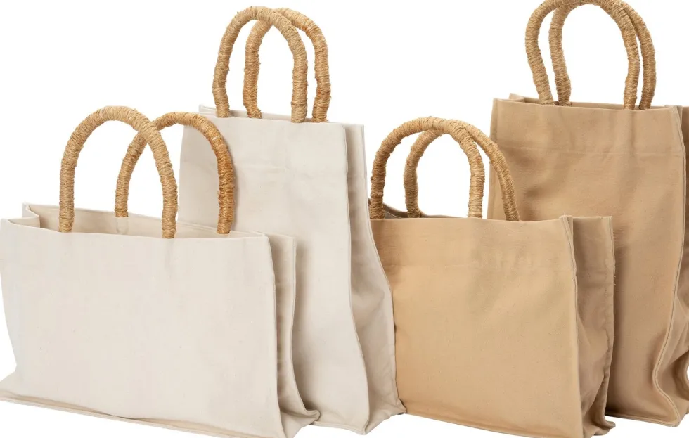 Intratuin tas Baggy wit 46 x 12 x 28 cm