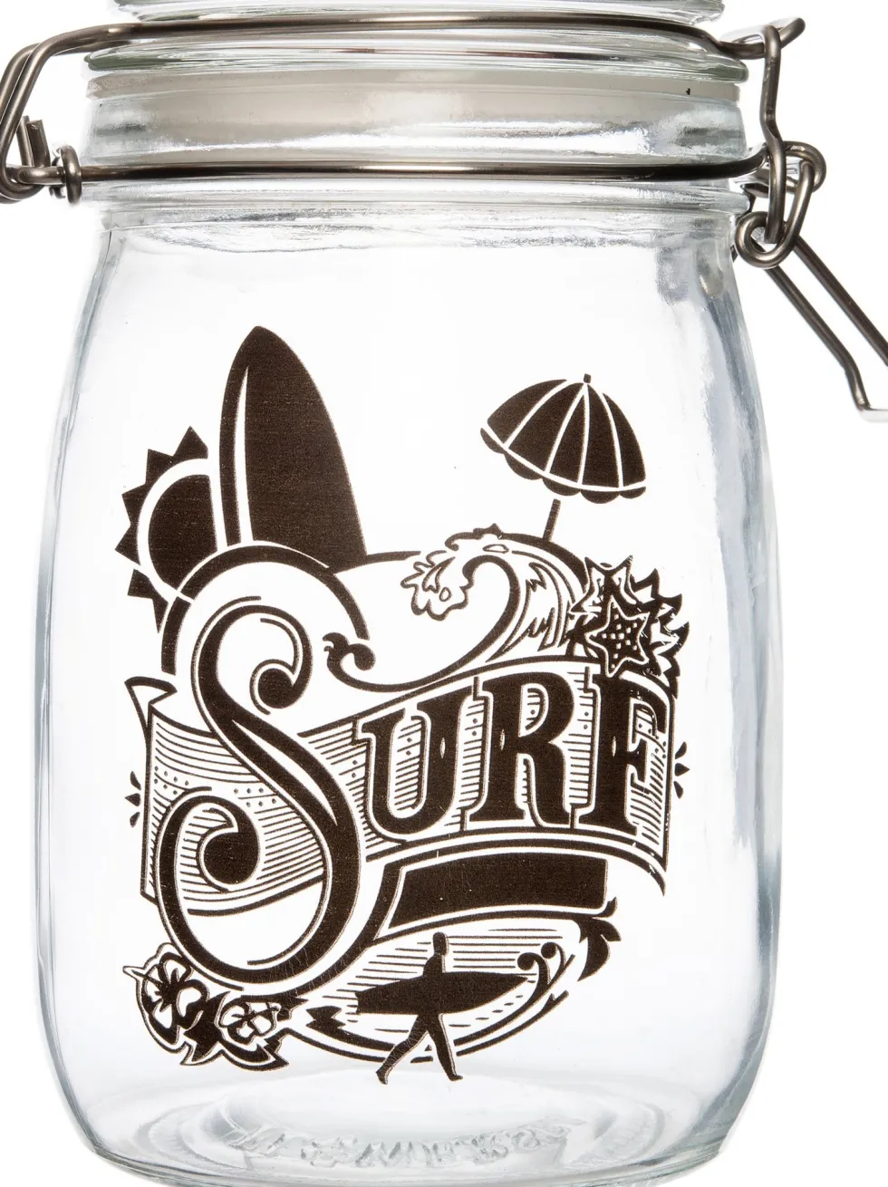 Intratuin voorraadpot Surf transparant D 12 H 18 cm