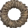 Intratuin wanddecoratie krans naturel / bruin D 40 H 10 cm