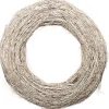 Intratuin wanddecoratie krans wit D 65 H 16 cm