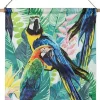 Intratuin wanddoek Papegaai multi 90 x 60 cm