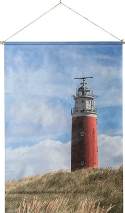 Intratuin wanddoek Vuurtoren 90 x 60 cm