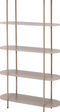 Intratuin wandkast taupe 90 x 31 x 150 cm