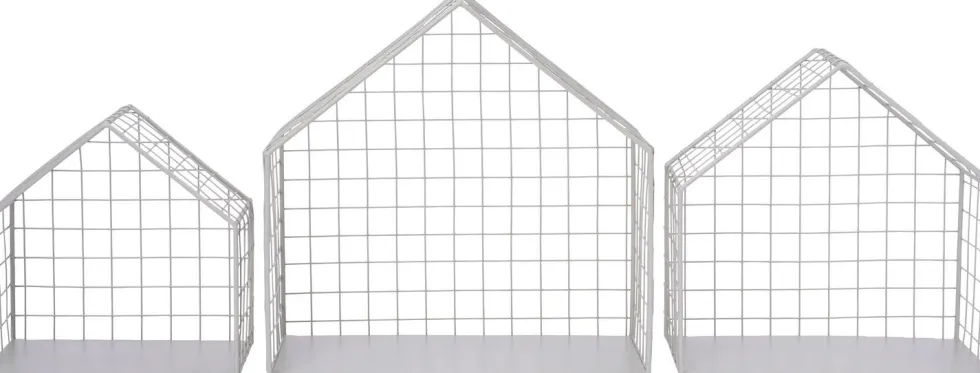 Intratuin wandrek Huis grijs 26 x 14 x 26 cm