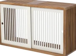 Intratuin wandrek Larne naturel / wit 56 x 23 x 34 cm