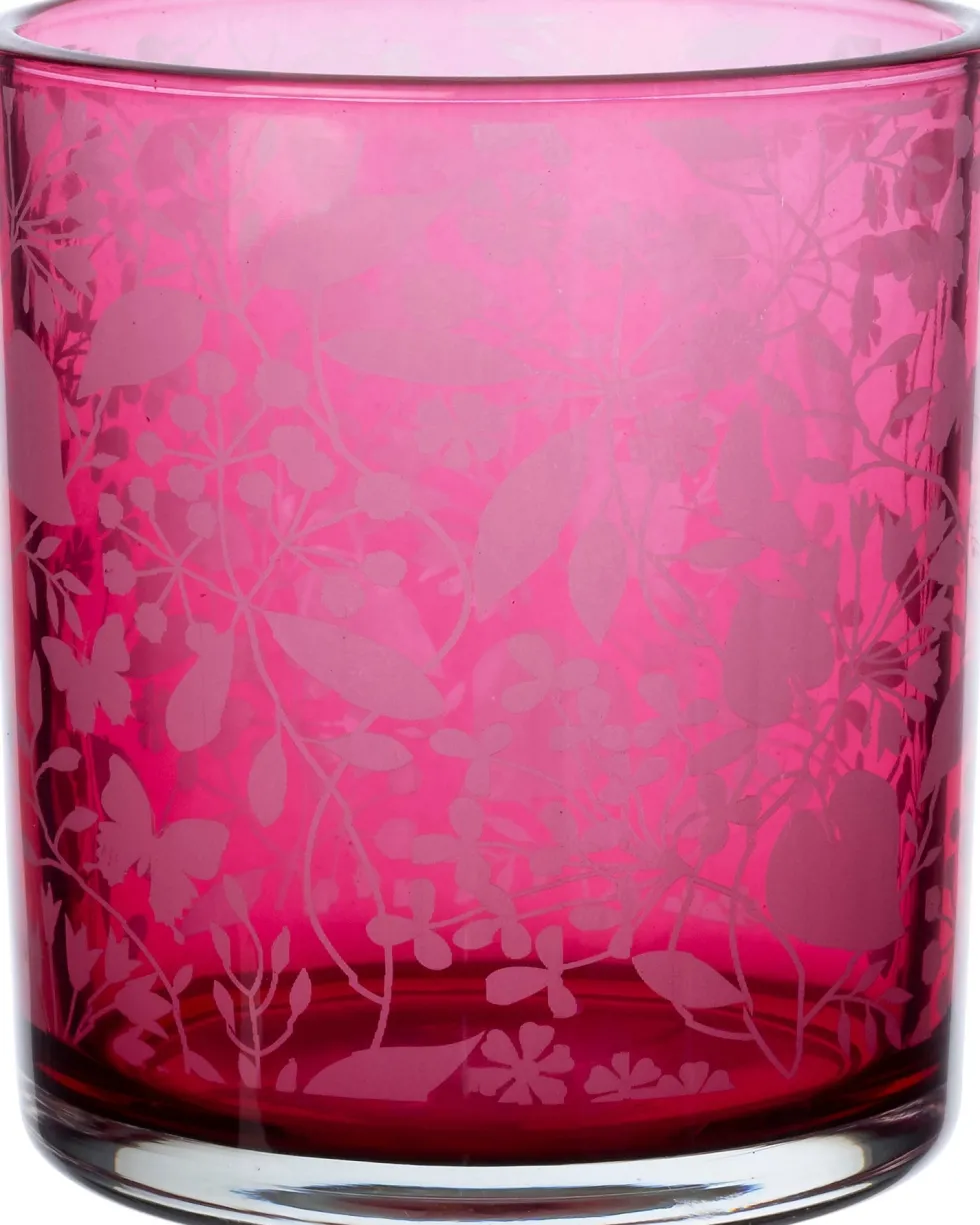 Intratuin waxinelichthouder Jia roze D 7 H 8 cm